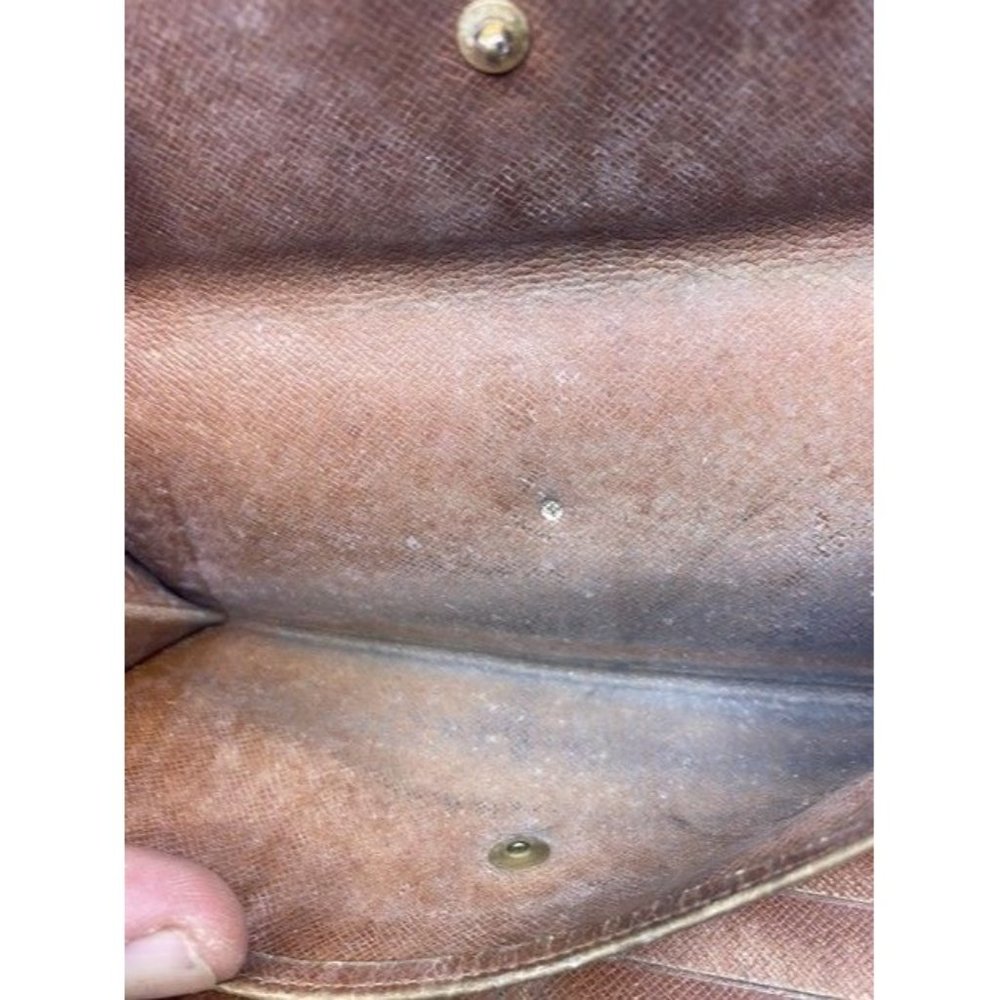 Louis Vuitton Brown Sarah De Large Canvas Travel M10988 Wallet - Picture 8 of 11